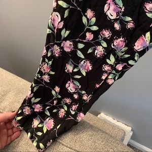 Lauren Conrad Floral Dress Jogger Pants XL